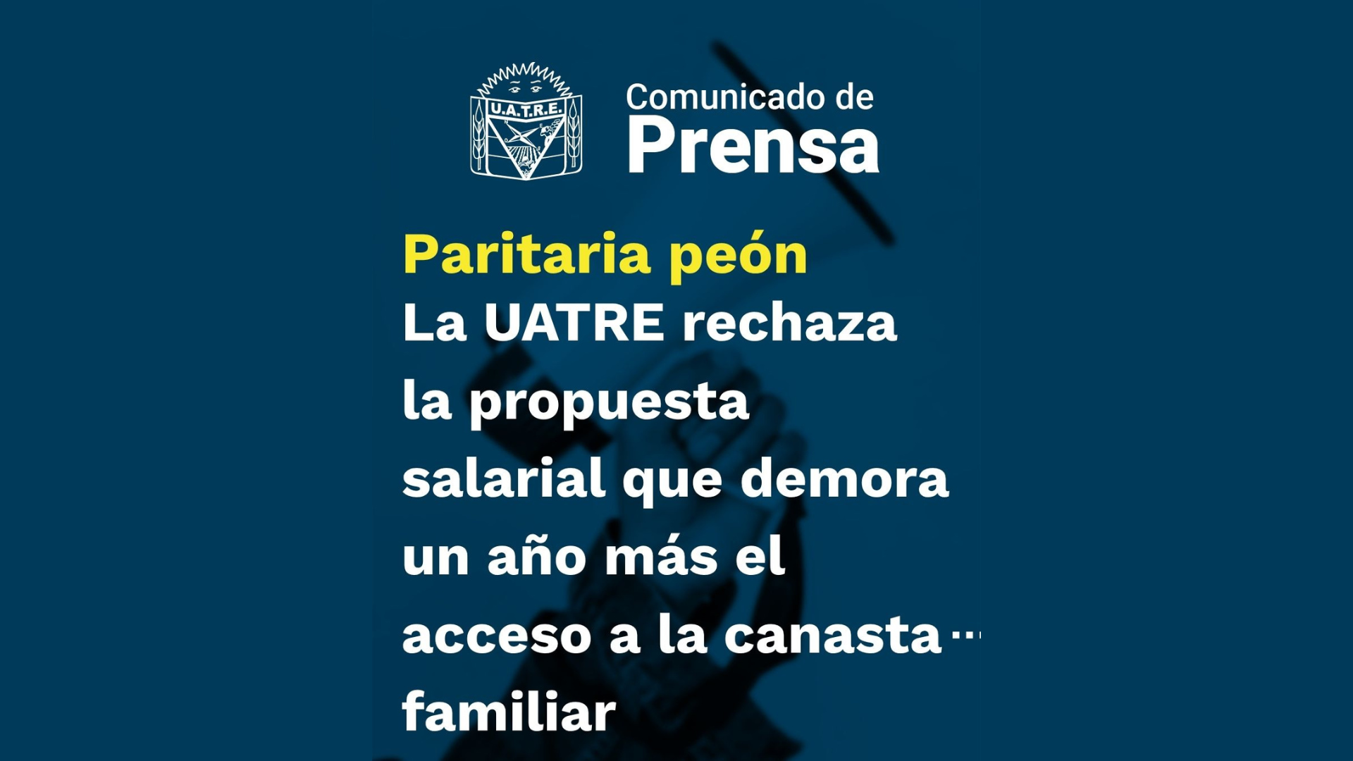 Negociación paritaria en el campo: La UATRE rechazó la propuesta de las entidades agropecuarias y la mesa pasó a cuarto intermedio